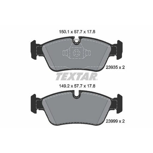 Textar Front Brake Pad Set 2393501