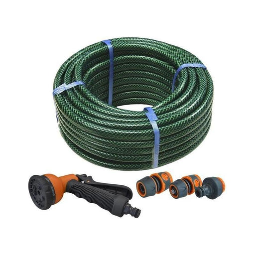 Faithfull PVC Reinforced Hose 30m Fittings & Spray Gun Faithfull - NN4 Online
