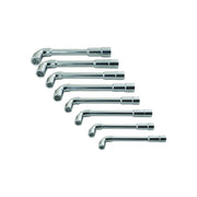 Laser Go Thru Angled Socket Spanner Set 8pc 7506 Laser - Dynamic Drive