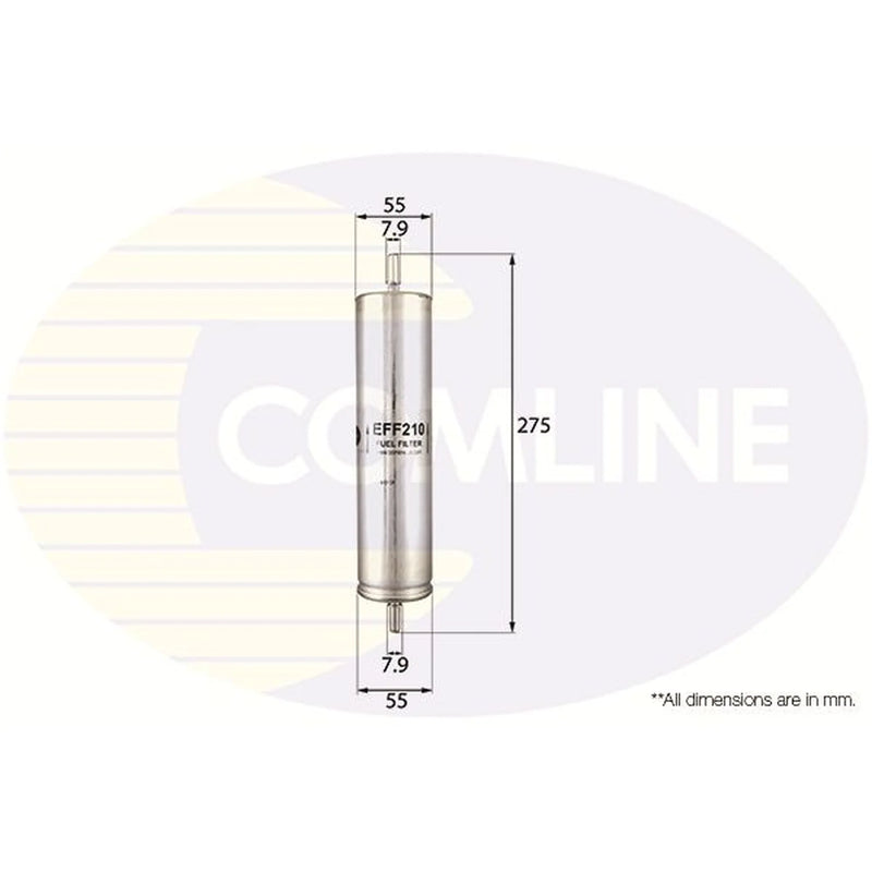 Comline Fuel Filter Element fits Land Rover Freelander I 2000-2006 2.0