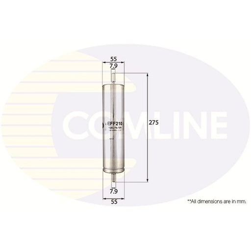 Comline Fuel Filter Element fits Land Rover Freelander I 2000-2006 2.0