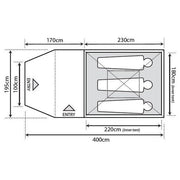 Outdoor Revolution Q Cruiser 3.0 Family Tent Outdoor Revolution - Dynamic Drive
