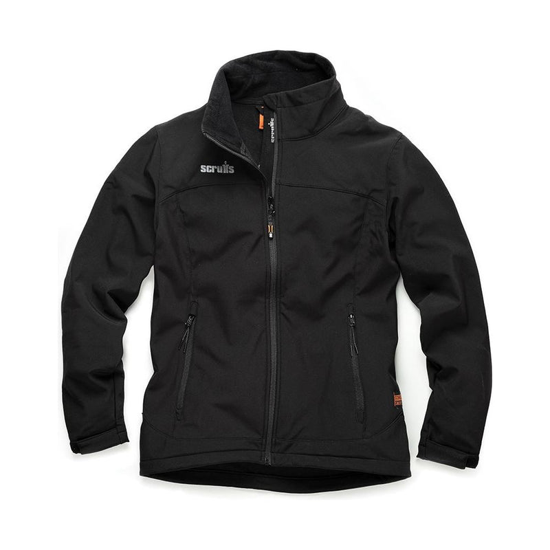 Scruffs Women's Trade Softshell Jacket Black Size 14 Scruffs - Dynamic Drive