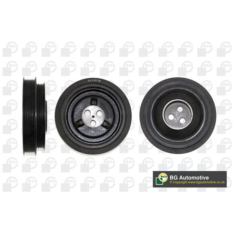 BGA Crank Shaft Belt Pulley fits Citroën Relay III 2006-2020 2.2