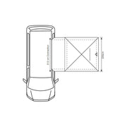 Outdoor Revolution Cayman Outhouse Handi XL Drive Away Awning for Transit Custom Outdoor Revolution  - Dynamic Drive