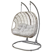 Dellonda Double Swinging Egg Chair with Cushion DG61 Dellonda - Dynamic Drive
