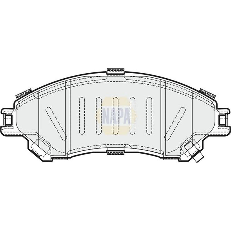 NAPA Front Brake Pad Set fits Suzuki S-Cross 2022 on 1.4 1.5