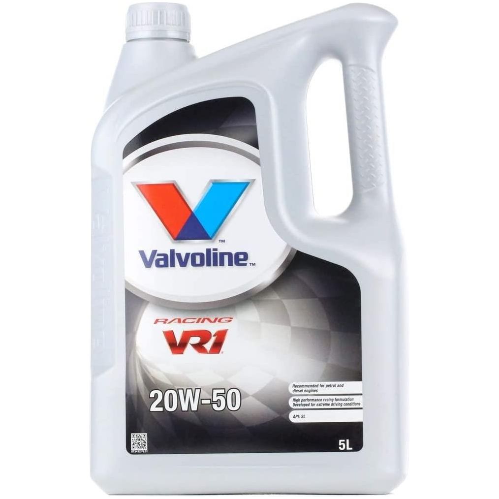 Valvoline VR1 Racing 20W-50 Highly Refined 20W50 Mineral Engine Oil 5 Litres 5L Valvoline - Dynamic Drive