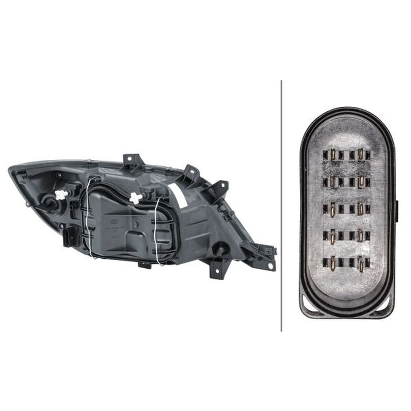 Hella Headlight Headlamp H7/H3/H7 Left 1LH 246 047-071