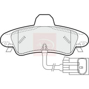 Apec Rear Brake Pad Set PAD1291