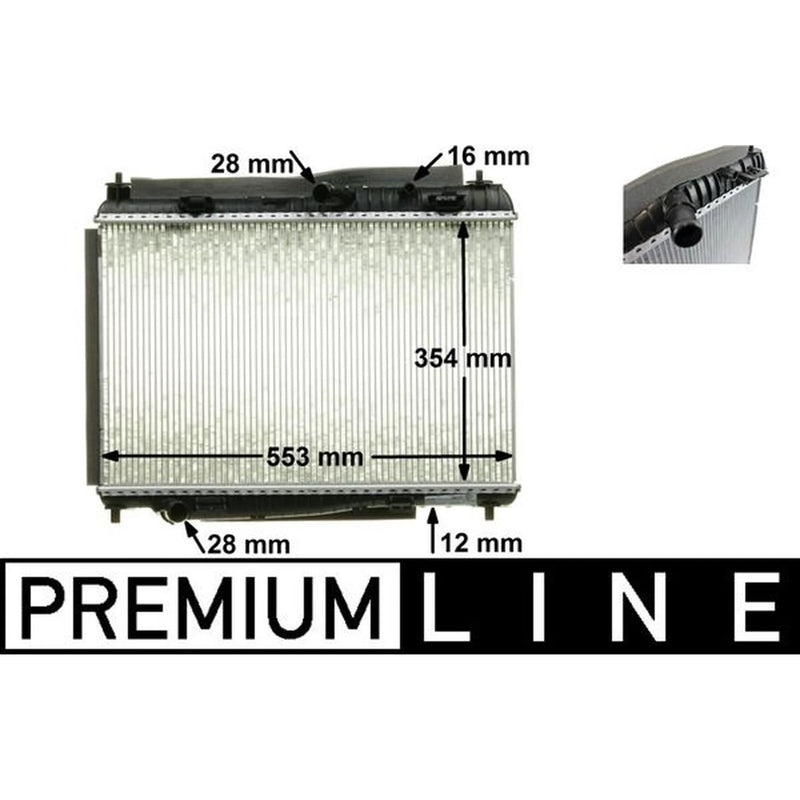 Mahle Engine Radiator CR 87 000P