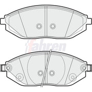 Fahren Front Brake Pad Set FBP3721