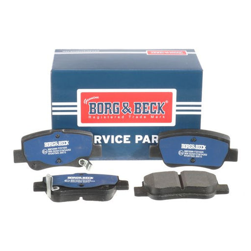Borg & Beck Rear Brake Solid Discs & Pads fits Toyota Avensis 2008-2018