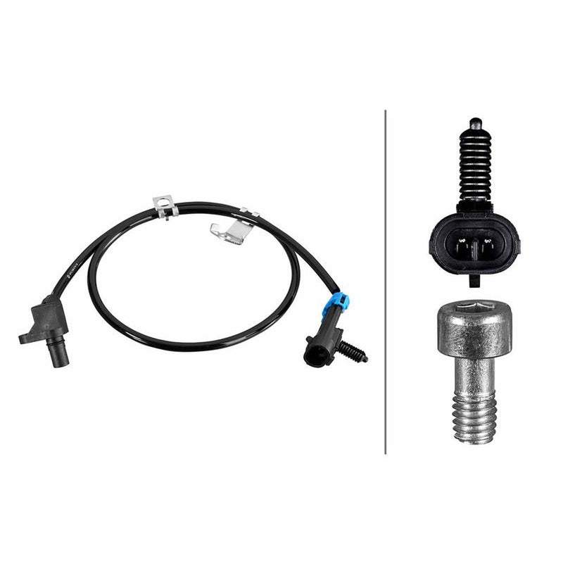 Hella ABS Wheel Speed Sensor Front fits Chevrolet Tahoe 1994-1996 5.7