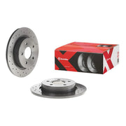 Brembo 2 x Perforated Rear Brake Discs 08.A725.1X-x2