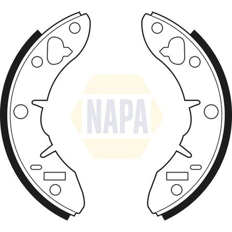 NAPA Brake Shoe Set Axle Kit NBS1002
