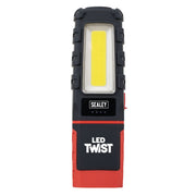 Sealey LED Twist Rechargeable Inspection Light 5W COB & 1W SMD LED601 Sealey - Dynamic Drive