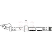 Apec Brake Hydraulic Hose Line inner HOS3260