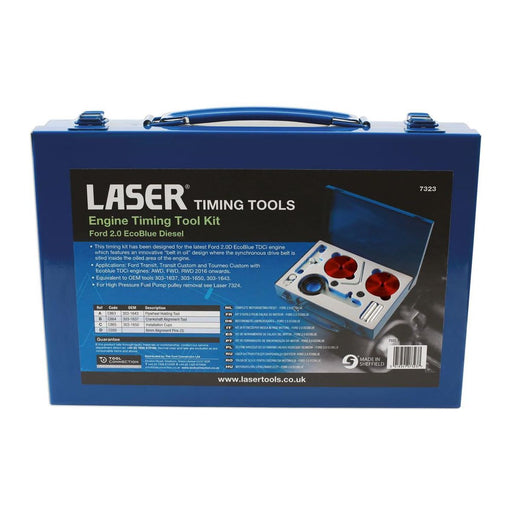 Laser Engine Timing Kit - for Ford 2.0 EcoBlue Diesel 7323 Laser - Dynamic Drive