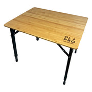Olpro Bamboo Camping Table 4 Folding 65cm x 50cm Olpro - Dynamic Drive