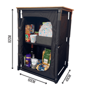 Olpro Bamboo Cooking Table 60cm x 49cm x 82cm Olpro - Dynamic Drive