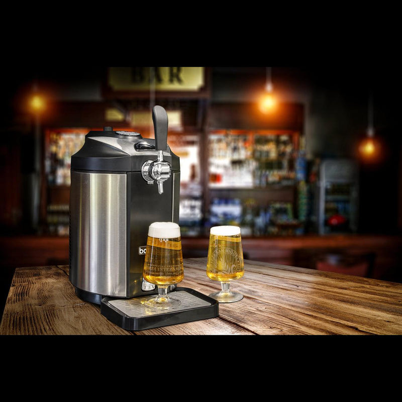 Baridi 5L Mini Keg Draft Beer Dispenser Tap 4C Integrated Cooling Baridi - Dynamic Drive