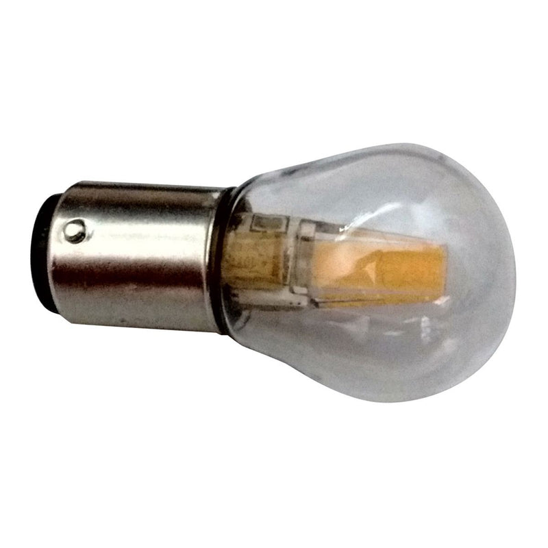 Cob LED BA15S Bayonet Bulb Cool White Aten Lighting - Dynamic Drive