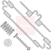 Apec Brake Shoe Accessory Kit Rear fits Citroën C3 II 2009-2016 1.4