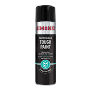 3 x Simoniz Large Tough Satin Black Aerosol Car Auto Spray Paint 500ml SIMVHT51D SIMONIZ  - Dynamic Drive