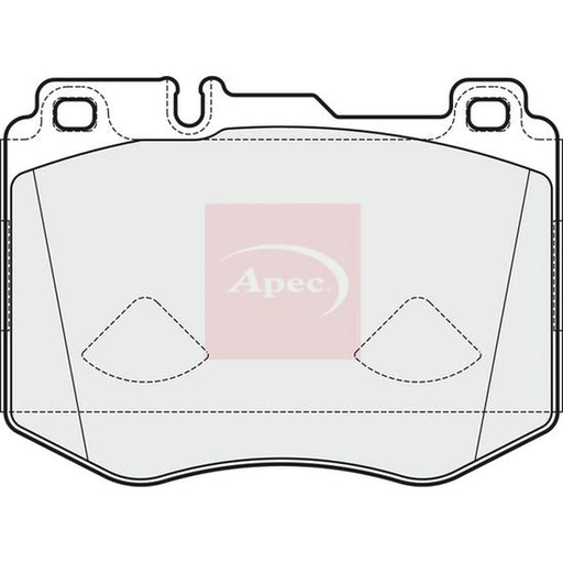 Apec Front Brake Pad Set PAD2035