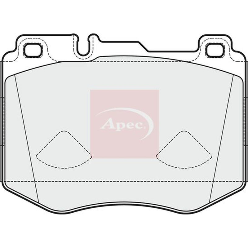 Apec Front Brake Pad Set fits Mercedes-Benz C-Class 2014-2023