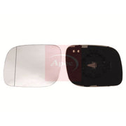 Apec Exterior Wing Mirror Glass Right fits VW Touareg 2002-2010