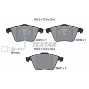 Textar Front Brake Pad Set 2391301