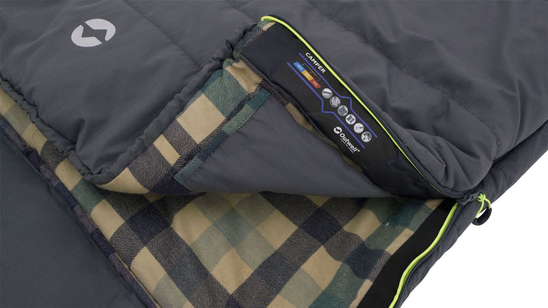 Outwell Camper Grey Single Sleeping Bag Outwell - Dynamic Drive