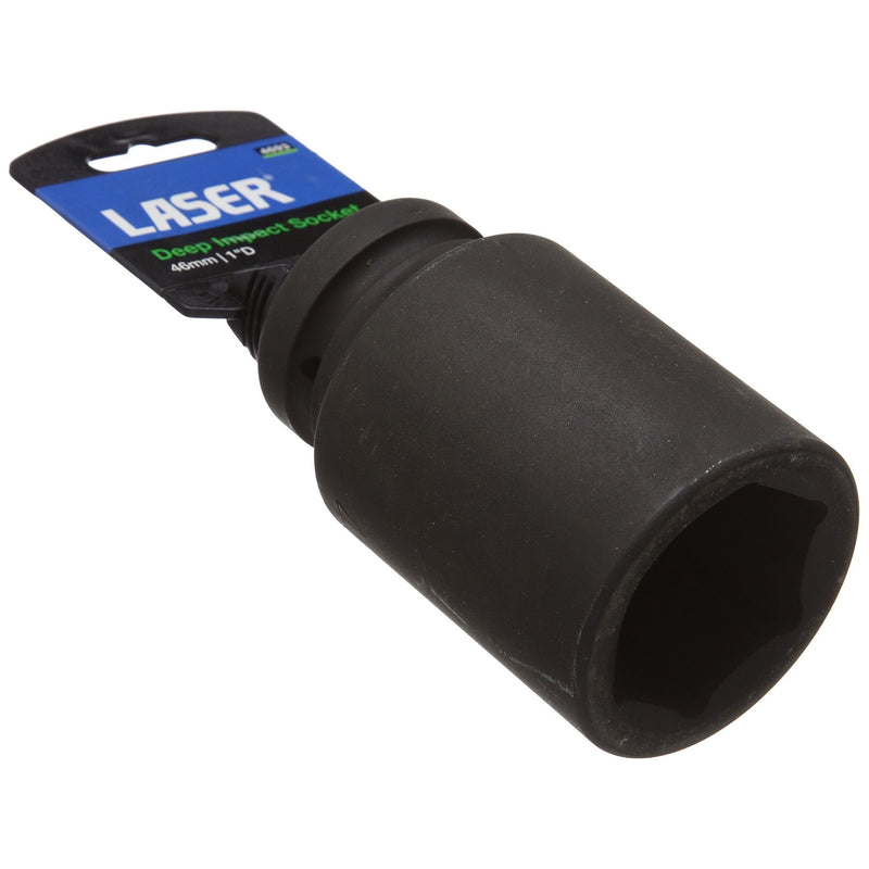 Laser Deep Impact Socket 1"D 46mm 4693 Laser - Dynamic Drive