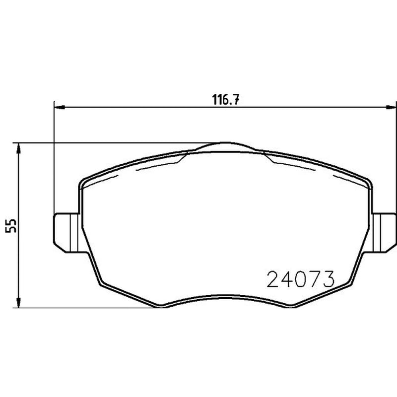 DON Brake Pad Set
