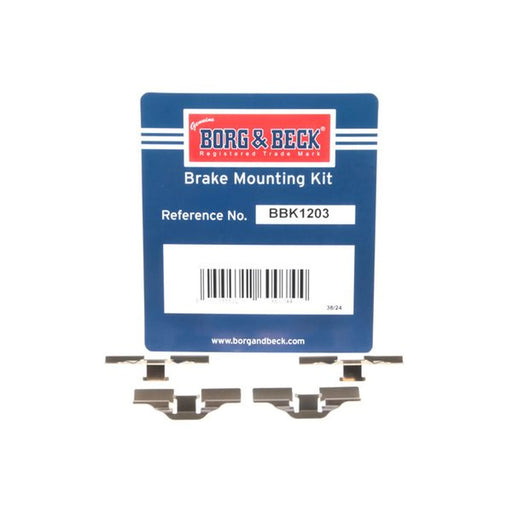 Borg & Beck Brake Pad Accessory Fitting Kit Rear BBK1203