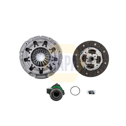NAPA Clutch Kit Set 3pc fits Opel Astra G 1998-2009 1.7 1.8