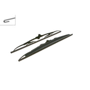 Bosch Front & Rear Super Plus Wiper Blade Set fits BMW X3 2003-2011 2.0 2.5 3.0