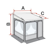 Fiamma Caravanstore XL ZIP 310 Privacy Room (08363-02-) Fiamma - Dynamic Drive