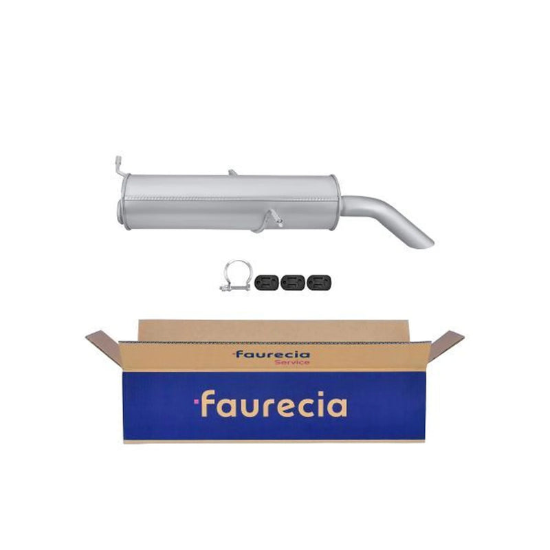 Hella End Silencer Rear fits Citroën Zx 1993-1997 1.9