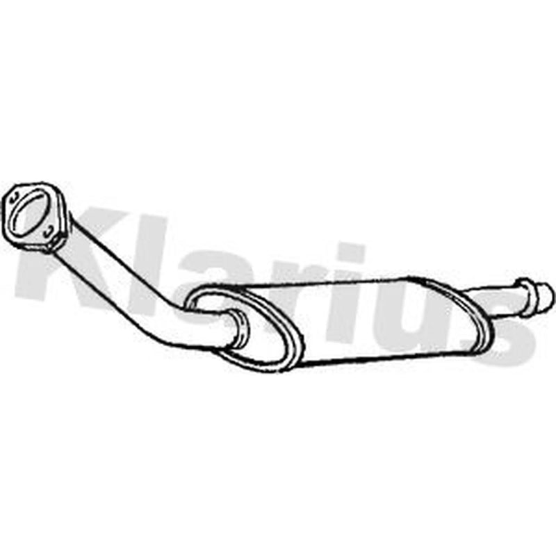 Klarius Box With Front Pipe Front fits Citroën Berlingo First 1998-2005 1.9