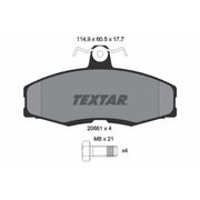 Textar Front Brake Pad Set 2086105