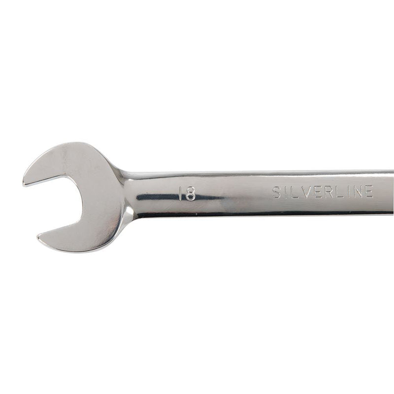 Silverline Fixed Head Ratchet Spanner Set 6pce 8 - 17mm Silverline - Dynamic Drive