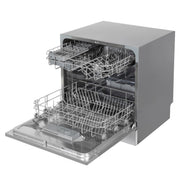 Baridi Tabletop Dishwasher 8 Place Settings 8L Capacity - Silver DH87 Baridi - Dynamic Drive
