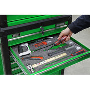 Sealey Easy Peel Shadow Foam Green/Black 1200 x 550 x 30mm SF30G Sealey  - Dynamic Drive