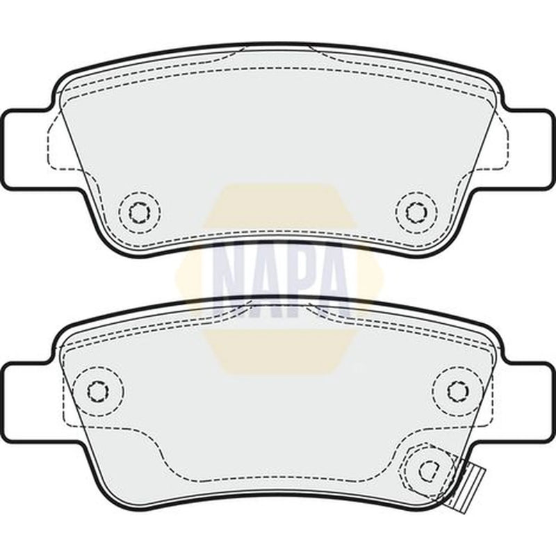 NAPA Rear Brake Pad Set fits Honda Cr-V III 2007-2012 2.2