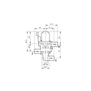 Bosch Coolant Control Valve Assembly fits Mercedes-Benz Unimog 2013 on