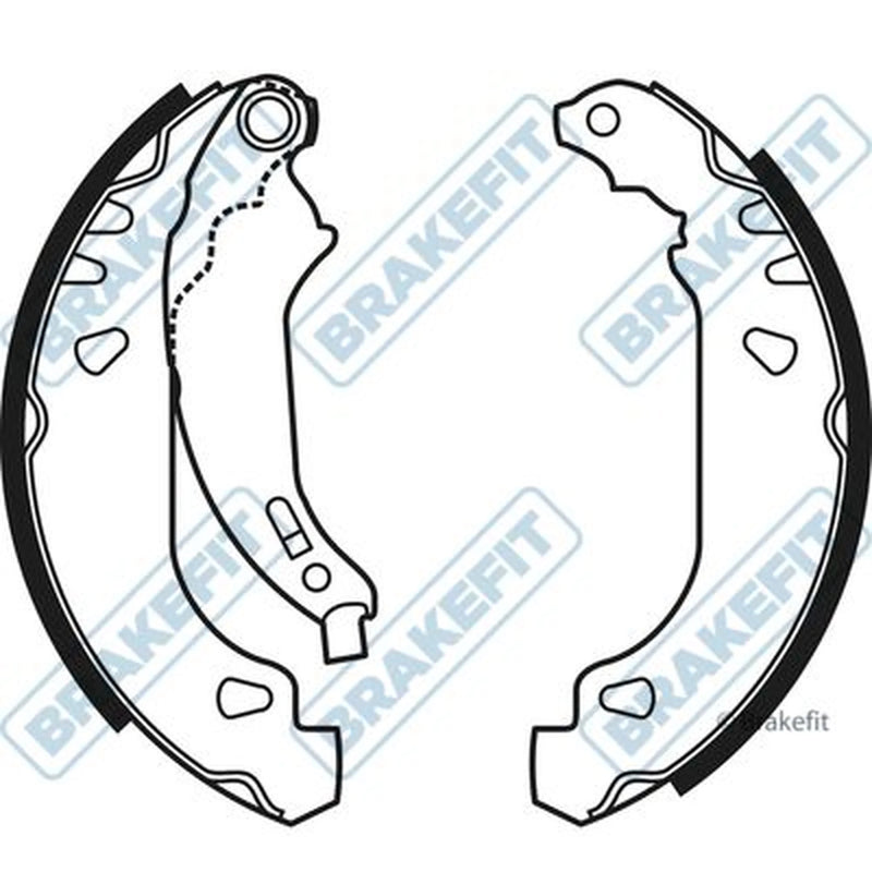 Apec Brake Shoe Set Axle Kit BSH1012
