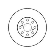 Abtex 2 x Vented Brake Discs fits Toyota MR2 III 1999-2007 1.8
